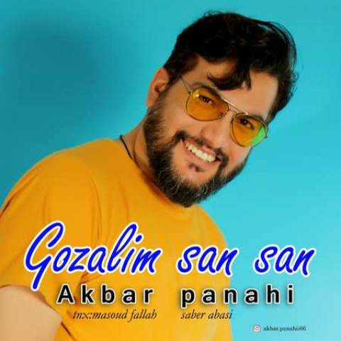 دانلود آهنگ ترکی اکبر پناهی به نام گوزلیم سن سن